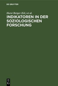 Produktbild: Indikatoren in der soziologischen Forschung