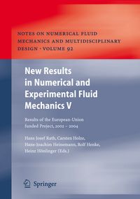 Produktbild: New Results in Numerical and Experimental Fluid Mechanics V