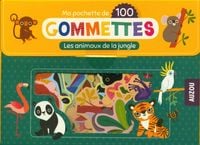 Produktbild: Les animaux de la jungle : ma pochette de 100 gommettes