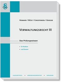 Produktbild: Verwaltungsrecht III