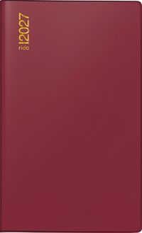 Produktbild: rido/id&eacute; 7046892297 Taschenkalender Mod. M-Planer 2027 A6, Kunststoff, bordeaux