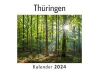 Produktbild: Th&uuml;ringen (Wandkalender 2024, Kalender DIN A4 quer, Monatskalender im Querformat mit Kalendarium, Das perfekte Geschenk)