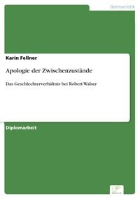 Produktbild: Apologie der Zwischenzust&auml;nde