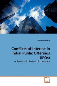 Produktbild: Neupane, S: Conflicts of Interest in Initial Public Offering