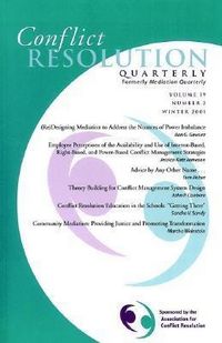 Produktbild: Conflict Resolution Quarterly, No. 2, 2001