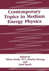 Produktbild: Contemporary Topics in Medium Energy Physics