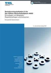 Produktbild: Betriebswirtschaftslehre II f&uuml;r das H&ouml;here Wirtschaftsdiplom HWD