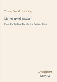 Produktbild: Dictionary of Battles