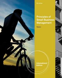 Produktbild: Principles of Small Business Management, International Edition