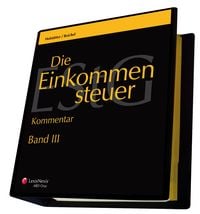 Produktbild: Die Einkommensteuer (EStG 1988) Band III - Kommentar, 5 Bde.. Band 3
