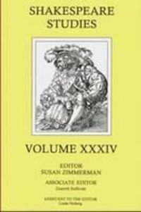 Produktbild: Shakespeare Studies v. 34
