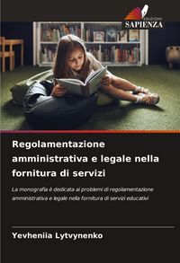 Produktbild: Regolamentazione amministrativa e legale nella fornitura di servizi