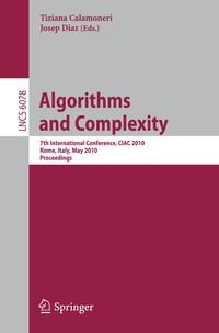 Produktbild: Algorithms and Complexity
