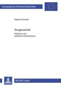 Produktbild: Zeugenschaft
