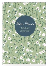 Produktbild: PERSEN Schuljahresplaner HC A4 26/27 - Flower
