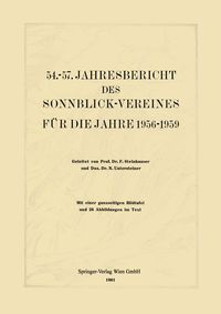 Produktbild: 54.&ndash;57. Jahresbericht des Sonnblick-Vereines f&uuml;r die Jahre 1956&ndash;1959