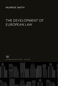 Produktbild: The Development of European Law