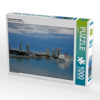 Produktbild: CALVENDO Puzzle Hafeneinfahrt Miami | 1000 Teile Lege-Gr&ouml;&szlig;e 64x48cm Foto-Puzzle f&uuml;r gl&uuml;ckliche Stunden