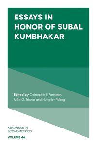Produktbild: Essays in Honor of Subal Kumbhakar