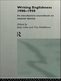 Produktbild: Writing Englishness: An Introductory Sourcebook