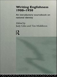 Produktbild: Writing Englishness: An Introductory Sourcebook