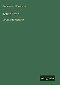 Produktbild: Letzte Ernte