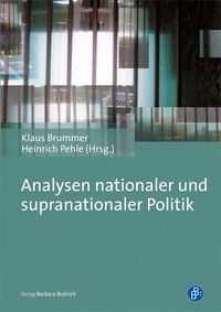 Produktbild: Analysen nationaler und supranationaler Politik