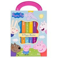 Produktbild: Peppa Pig - Meine erste Bibliothek - B&uuml;cherbox mit 12 Pappbilderb&uuml;chern - Peppa Wutz