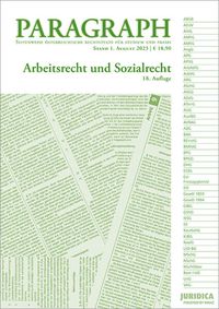 Bild vom Artikel Paragraph - Arbeitsrecht und Sozialrecht vom Autor 