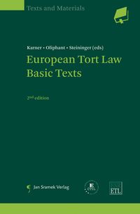 Produktbild: European Tort Law