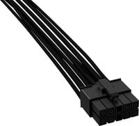 Produktbild: BeQuiet Computer, Strom Kabel [1x ATX-Stecker 8pol. - 1x ATX-Stecker 8pol.] 0.70 m Schwarz