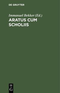 Produktbild: Aratus cum scholiis