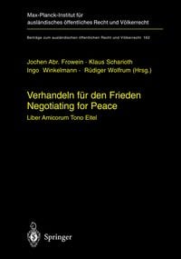 Produktbild: Verhandeln f&uuml;r den Frieden - Negotiating for Peace