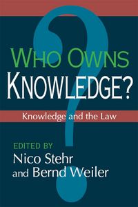 Produktbild: Who Owns Knowledge?