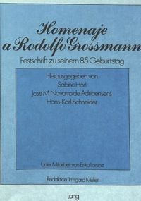 Produktbild: Homenaje a Rodolfo Grossmann