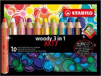 Produktbild: STABILO Aquarellbuntstift woody 3 in 1
