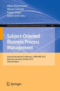 Produktbild: Subject-Oriented Business Process Management