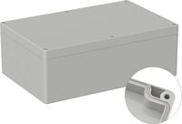 Produktbild: TRU COMPONENTS TC-9065540 Outdoor-Geh&auml;use 250 x 160 x 90 Polycarbonat Lichtgrau (RAL 7035) 1 St.