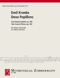 Produktbild: Deux Papillons op. 165, 2 Fl&ouml;ten und Klavier