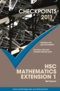 Produktbild: Cambridge Checkpoints HSC Mathematics Extension 1 2011