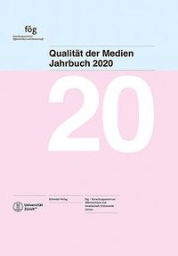 Produktbild: Jahrbuch Qualit&auml;t der Medien 2020