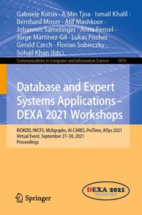 Produktbild: Database and Expert Systems Applications - DEXA 2021 Workshops