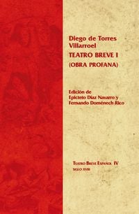 Produktbild: Teatro breve, I (Obra profana)