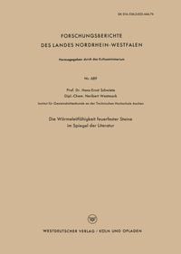 Produktbild: Die W&auml;rmeleitf&auml;higkeit feuerfester Steine im Spiegel der Literatur
