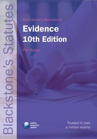 Produktbild: Blackstone's Statutes on Evidence