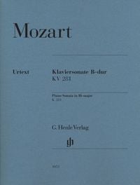 Produktbild: Wolfgang Amadeus Mozart - Klaviersonate B-dur KV 281 (189f)