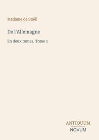 Produktbild: De l'Allemagne