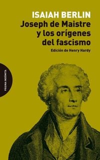 Produktbild: Joseph de Maistre y los or&iacute;genes del fascismo