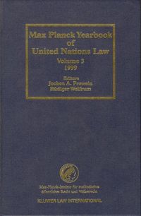 Produktbild: Max Planck Yearbook of United Nations Law