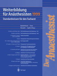 Produktbild: Weiterbildung f&uuml;r An&auml;sthesisten 1999